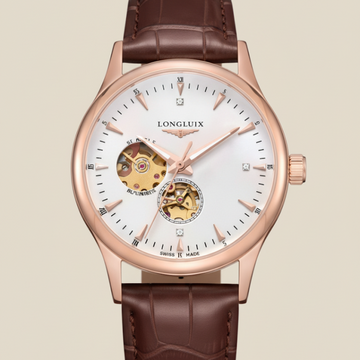 Men's Legacy Skeleton Watch – Timeless Mechanics Meets Modern Elegance