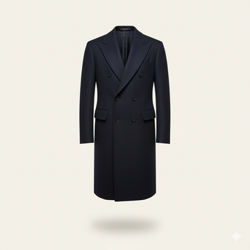 The Regent's Overcoat – The warmth of wool, tailored for distinction.
