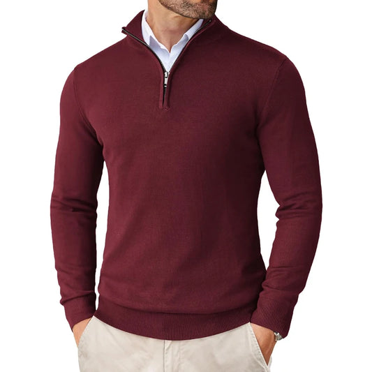 Men’s Half-Zip Sweater – Timeless Elegance for Every Moment