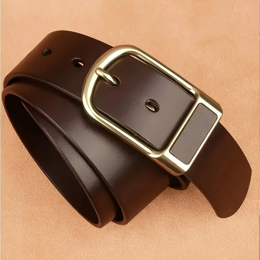 Men's Heritage Buckle Belt – Rugged Charm Meets Modern Style